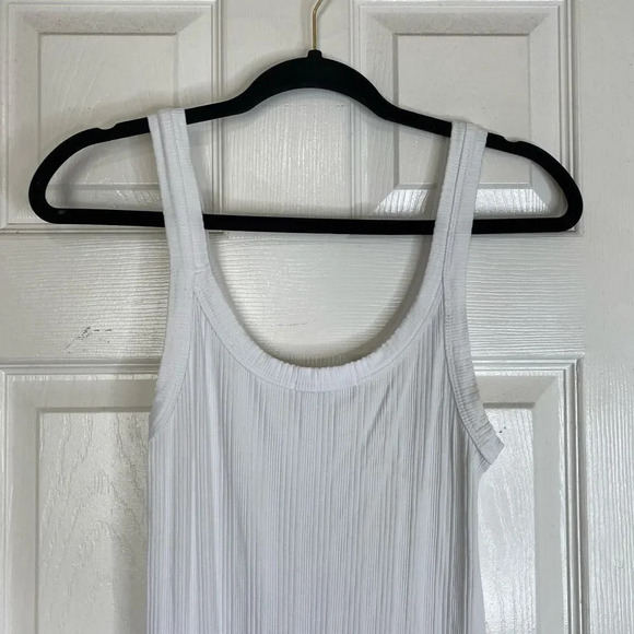 VITAMIN A West Organic Rib Dress White Size Medium - Picture 10 of 10